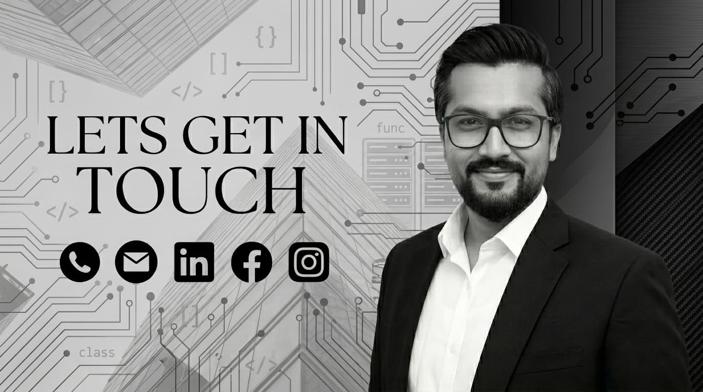 Let's get in touch banner